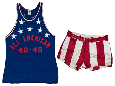 1950s Tony Lavelli All American Basketball Uniform